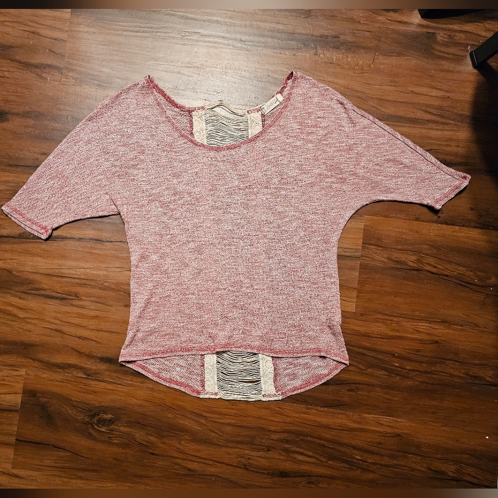 SPOILED Heathered Pink & Cream Shirt. Size S. Excellent Condition!